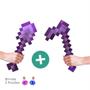Imagem de Kit Pixel NETHERINE ENCANTADO Espada, Picareta, Machado