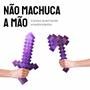 Imagem de Kit Pixel NETHERINE ENCANTADO Espada, Picareta, Machado