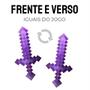 Imagem de Kit Pixel NETHERINE ENCANTADO Espada, Picareta, Machado