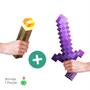 Imagem de Kit Pixel NETHERINE ENCANTADO Espada, Picareta, Machado