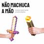 Imagem de Kit Pixel OURO ENCANTADO - Espada, Picareta, Machado