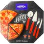 Imagem de Kit Pizza Brinox 14 Peças Vermelho 6099/450