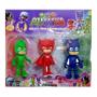 Imagem de Kit PJ Masks Com 3 Personagem Grande 15cm Corujita, Menino Gato e Lagartixo