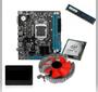 Imagem de Kit Pl Mãe H61 + Proc I3 2100 + Memoria 4 Gb Ddr3 + Cooler +