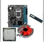 Imagem de Kit Pl Mãe H61 + Proc I7 2600 + Memoria 4 Gb Ddr3 + Cooler +