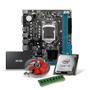 Imagem de Kit Pl Mãe H81 + Proc I3 4130 + Memoria 16 Gb Ddr3 + Cooler