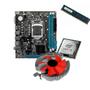 Imagem de Kit Pl Mãe H81 + Processador I3 4130 + Memoria 8 Gb Ddr3 + Cooler
