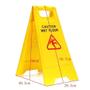Imagem de Kit placa de sinalizaçao 2 amarelas aviso piso escorregadio