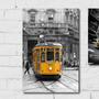 Imagem de Kit Placa Decorativa MDF 30x40 cm Cidades em Amarelo 4 un