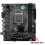 Imagem de Kit Placa Mãe H110, Com Processador i3-6100, Memória RAM 8GB DDR4