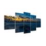 Imagem de Kit Placa Quadro Decorativo 5pc 3D Borda infinita Night View