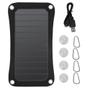Imagem de Kit Placa Solar Portátil 6,5W com Saída USB para Viagens