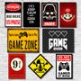 Imagem de Kit Placas Decorativas Geek Nerd Frases Mdf - 9 Placas