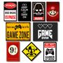 Imagem de Kit Placas Decorativas Geek Nerd Frases Mdf - 9 Placas