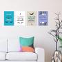 Imagem de Kit Placas Decorativas Maquiagem Frases 4un 30x40cm