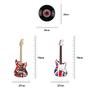 Imagem de Kit Placas Decorativas Musica Rock Roll em MDF 6mm