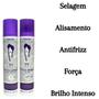 Imagem de Kit Plastica Japonesa 500 Ml SELAGEM ALISAMENTO ANTIFRIZZ REDUZ VOLUME