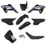 Imagem de Kit Plástico Adaptável Biker R1de Crf 230 P/ Xr 200 250 Bros
