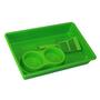 Imagem de Kit plastico bandeja higienica/pa/comedouro verde - Four Plastic - four pastic