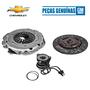 Imagem de Kit plato disco e atuador plastico 1.8 2.0 8v (ré pra frente f17) astra novocorsa montana vectra zafira meriva spin pecas genuinas gm 