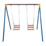 Imagem de Kit Playground 1 Escorregador e 1 Balanço Com 2 Lugares - CÓD. 1507