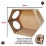 Imagem de Kit Playground Para Gato Com Rede E Arranhador 11 Pçs