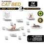 Imagem de Kit Playground Reforçado Para Gatos Mdf Premium Resistente Toca Gato 