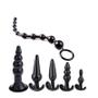 Imagem de Kit Plug Anal 7 a 4 Peças P M G Pequeno e Grande Plug Ventosa Escalonado Estimulante Anal Sexo Anal Iniciante ao Avançado