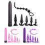 Imagem de Kit Plug Anal 7 a 4 Peças P M G Pequeno e Grande Plug Ventosa Escalonado Estimulante Anal Sexo Anal Iniciante ao Avançado