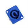 Imagem de Kit Plug Conector Speakon Powercon Macho E Femea 3 Polos