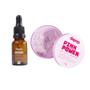 Imagem de Kit Pó Solto Ultrafino Rosa Mosqueta Pink Power + Blindagem Poderosa De Maquiagem 15ml