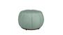 Imagem de Kit Poltrona Decorativa C/Puff e Almofada Concha Veludo Acqua - Montanaris Decor
