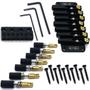 Imagem de Kit Ponte guitarra headless 7 cordas + headpiece preto Nova