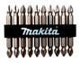 Imagem de Kit Ponteira C/ 10 Bit Ponta Dupla Philips Ph2 Makita D34366