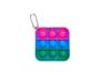 Imagem de Kit Pop It Fidget Toys Tie Dye Anti Stress Redondo Quadrado com Chaveiro