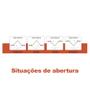 Imagem de Kit Porta Camarão de Madeira Mescla 82 X 2.10 Batente Ecológico 11 cm com Ferragens Lado Direito - Hale
