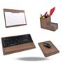 Imagem de Kit Porta Caneta/clips, Risque A4, Apoio Teclado, Mouse Pad