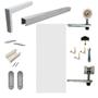 Imagem de Kit Porta de Correr com Batente 1,80m - Branco - 319900132 + KTMDF-18241