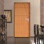 Imagem de Kit Porta de Madeira 210x72cm Batente 14cm Fechadura Stilo Belissima 5 Rodam