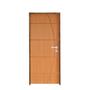 Imagem de Kit Porta de Madeira 210x72cm Batente 14cm Fechadura Stilo Belissima 5 Rodam
