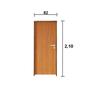 Kit Porta de Madeira 210x72cm Batente 14cm Fechadura stilo Concept 9 Rodam Imagem de Kit Porta de Madeira 210x72cm Batente 14cm Fechadura stilo Concept 9 Rodam