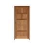 Imagem de Kit Porta de Madeira 210x82cm Batente 11cm Fechadura Golf Rodam