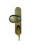Imagem de Kit Porta De Madeira 82 x 2.10 Friso Belissima 12 Bat. Misto 14cm Fech. Externa Lado Direito - Hale