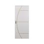Imagem de Kit Porta de Madeira Decorada 212x65cm com Batente de Aluminio 3,6cm Gáucha MGM