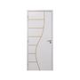 Imagem de Kit Porta de Madeira Decorada 215x84cm com Batente de MDF Ultra 16cm Cantareira MGM