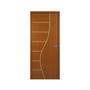 Imagem de Kit Porta de Madeira Decorada 215x94cm com Batente de MDF Ultra 10cm Cantareira MGM