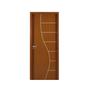 Imagem de Kit Porta de Madeira Decorada 215x94cm com Batente de MDF Ultra 16cm Cantareira MGM