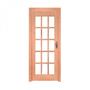Imagem de Kit Porta de Madeira Esquerda 213cmx84,5cmx12cm PE15 Esel