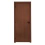 Imagem de Kit Porta de Madeira Lisa 215x74cm Batente 12cm Mdf Ultra Mgm Ipê