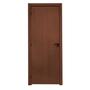 Imagem de Kit Porta de Madeira Lisa 215x84cm Batente 16cm Mdf Ultra Mgm Ipê